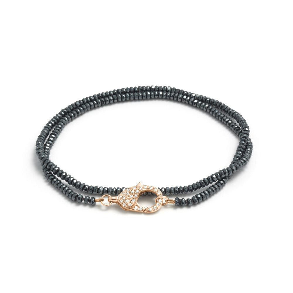 Clasp Yellow Black Diamond Beads