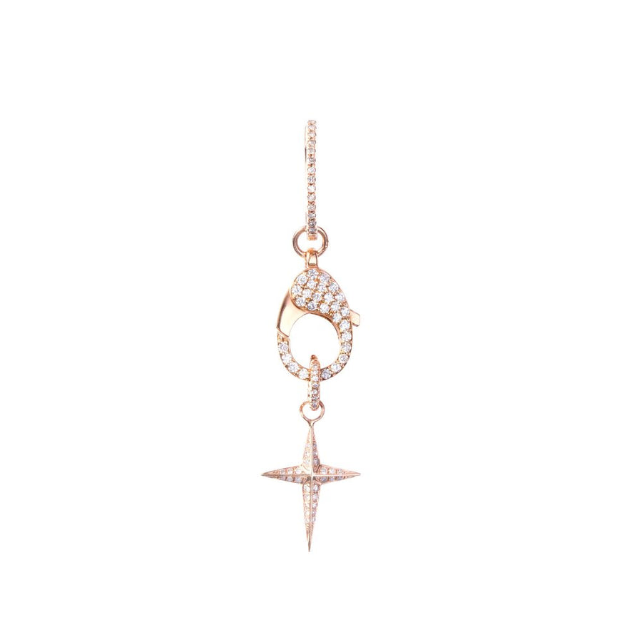 18ct clasp pendant earring ensemble