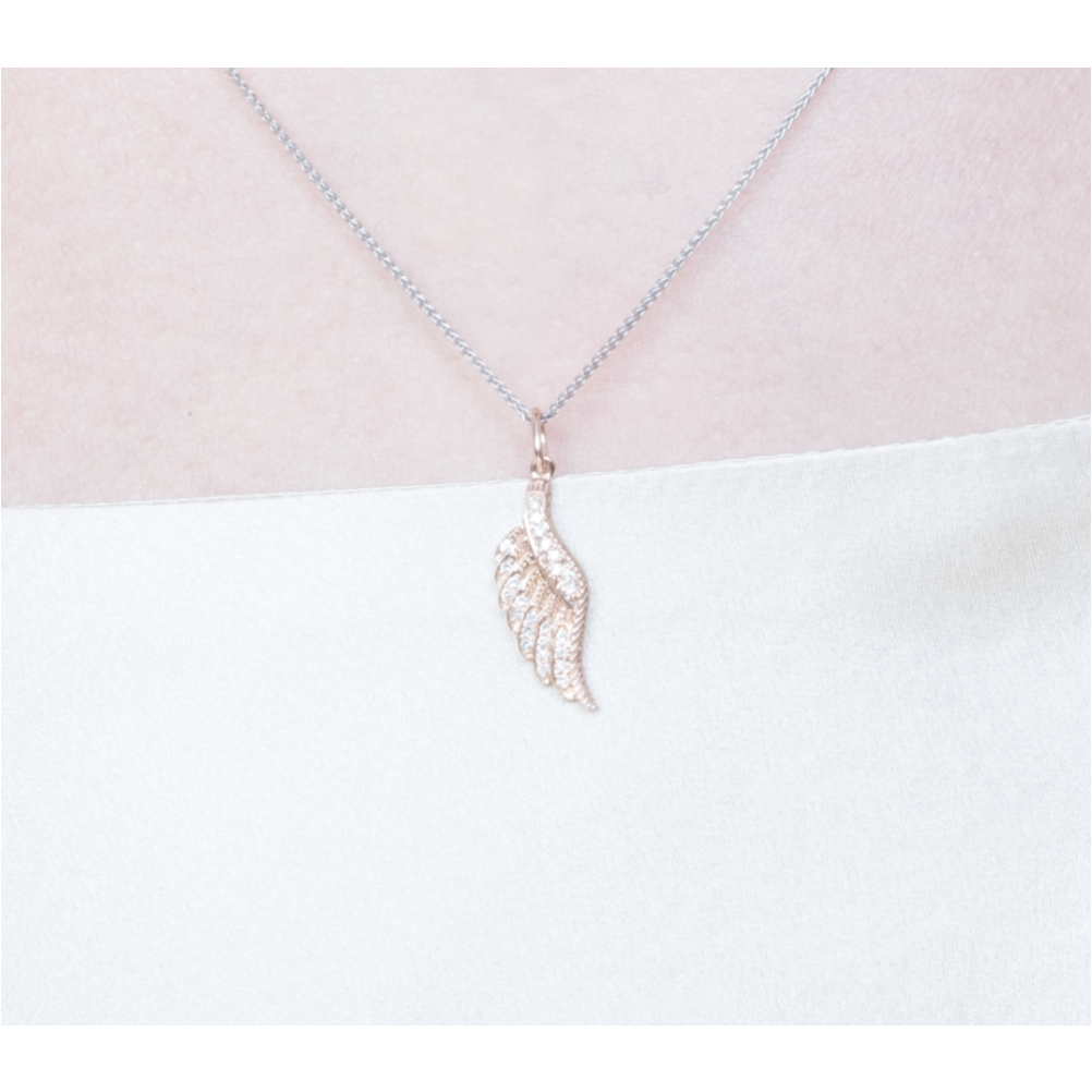 14ct Angel Wing Pendant