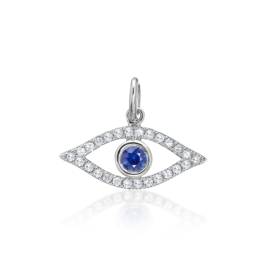 14ct evil eye charm