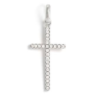 Gold & Diamond Cross Pendant