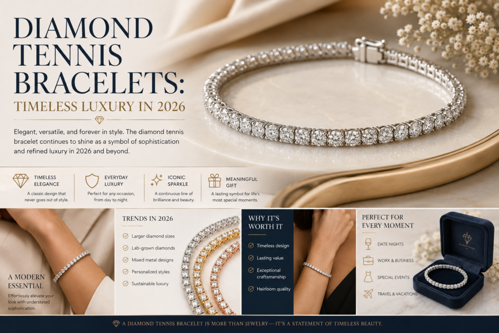 Diamond Tennis Bracelets: Timeless Luxury in 2026