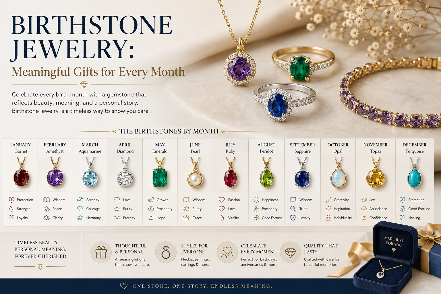 Birthstone Jewelry: Meaningful Gifts for Every Month