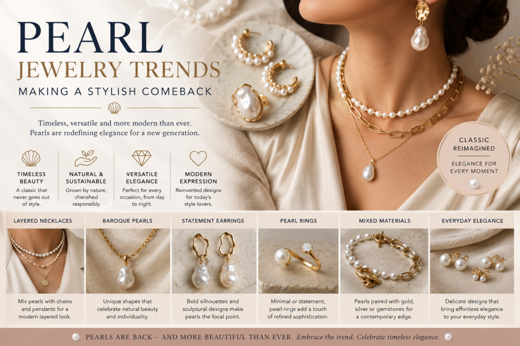 Pearl Jewelry Trends Making a Stylish Comeback